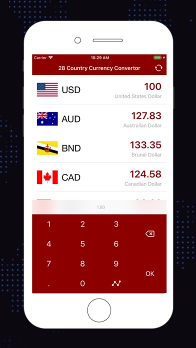 28 Country Currency Convertor screenshot 2