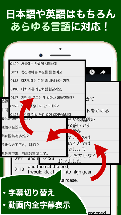 Subtitler 複数字幕表示 動画再生アプリ Iphoneアプリ Applion