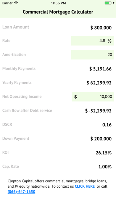 Commercial Mortgage Calculator screenshot 2