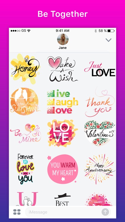 Amour - Romantic Love Stickers