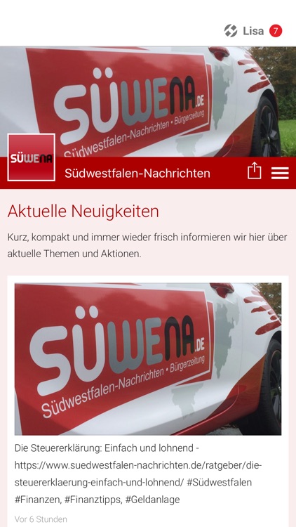 Südwestfalen-Nachrichten