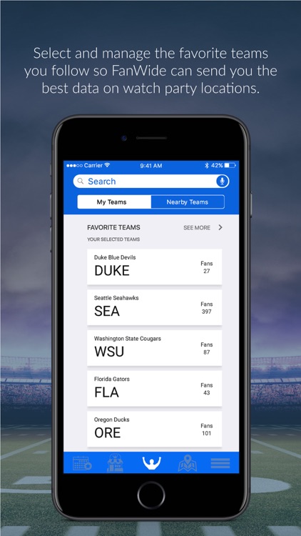 FanWide - Sports Fan Events