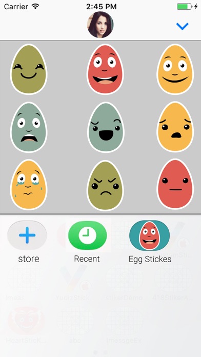 Egg Animated Chat Stickers screenshot 4