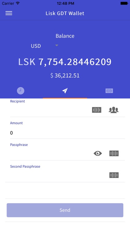 Lisk Wallet Sponsored by GDT screenshot-3