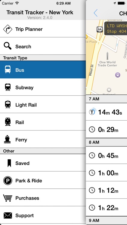 Transit Tracker - New York