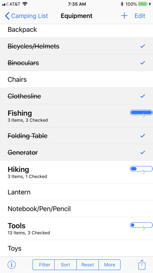 camping list on the app store camping list