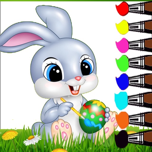 Easter Day Coloring Pages Icon