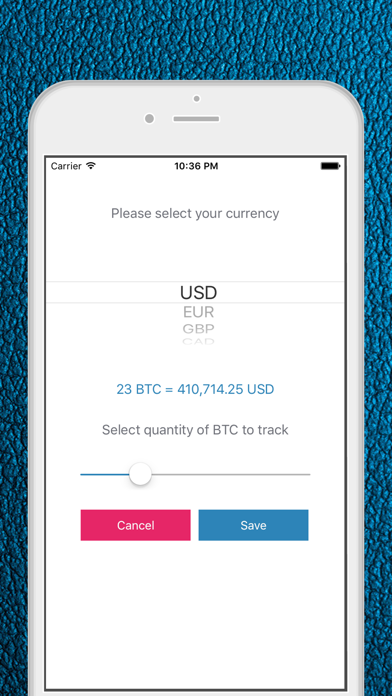 BTC - Bitcoin Price Tracker screenshot 2