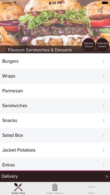 Flavours Sandwiches & Desserts