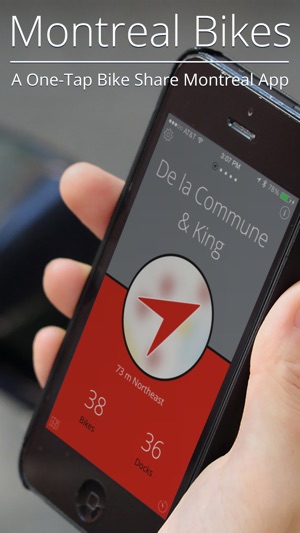 Montreal Bikes — A One-Tap Bixi Bike App