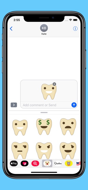 Tooth emoji - smiley dentist(圖3)-速報App