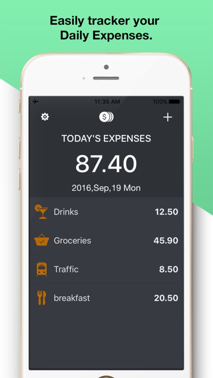 Daily Spending & Cost Tracker
