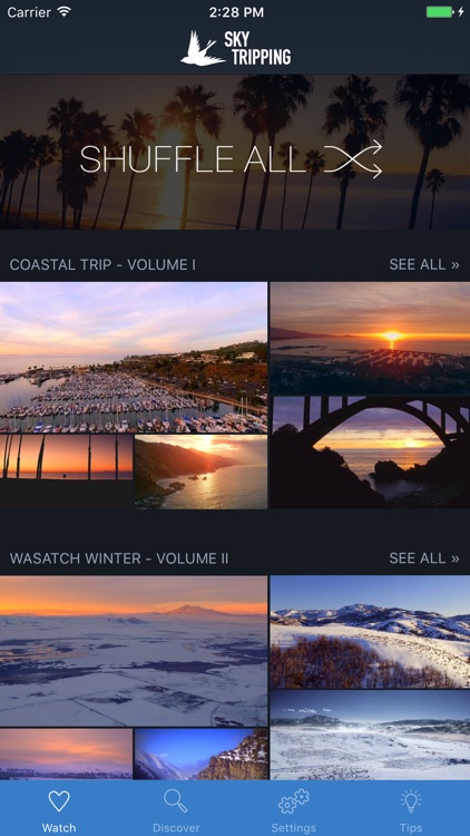 Sky Tripping: Relax to Stunning Aerial Films