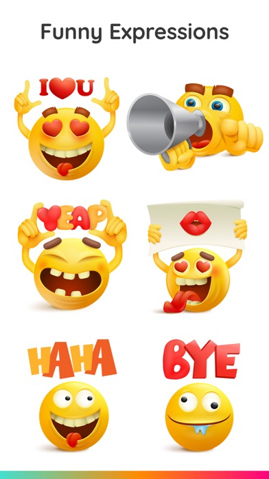 FunMoji 3D Emoji Text Stickers screenshot 3