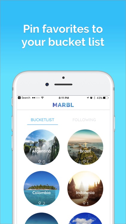 MARBL- Millennial Trip Planner