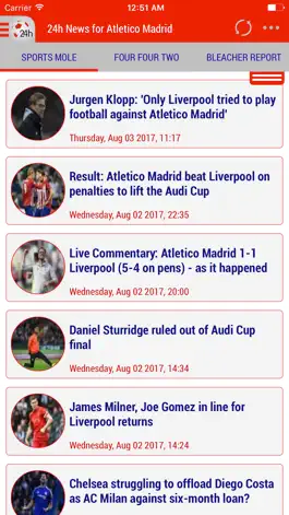 Game screenshot 24h News for Atlético Madrid mod apk
