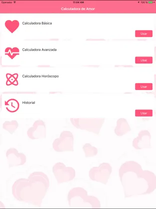 Capture 1 Calculadora de amor iphone
