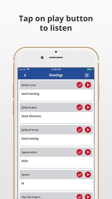 Learn Russian Language app screenshot 4