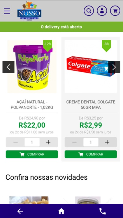 Nosso Supermercado Online screenshot-3