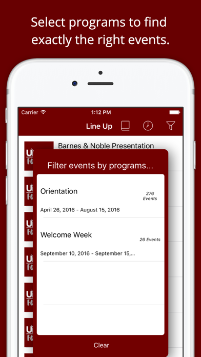 How to cancel & delete UNOH Events from iphone & ipad 2