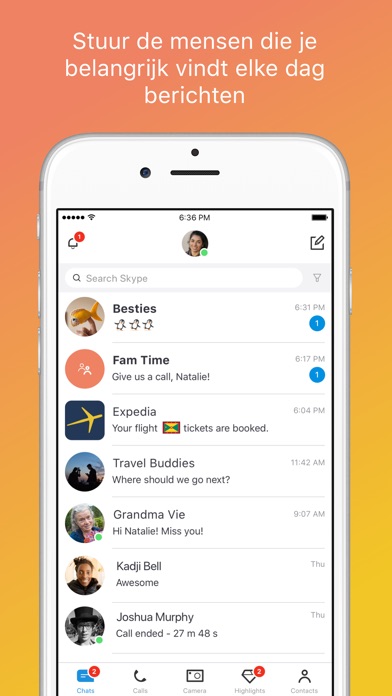 Skype voor iPhone