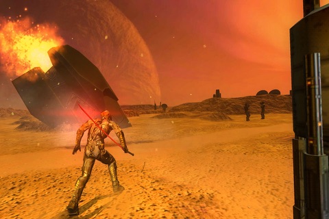 Space Cyborg-Sword Fighting 3D screenshot 2