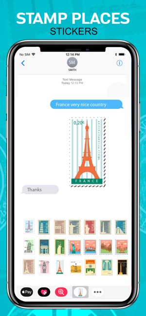 Famous Landmark Stamp Stickers(圖4)-速報App