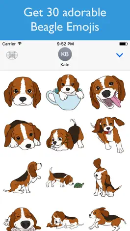 Game screenshot Beagle Love Emojis mod apk