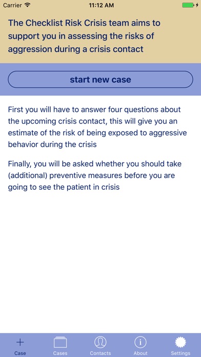 Checklist Risico Crisisdienst screenshot 2