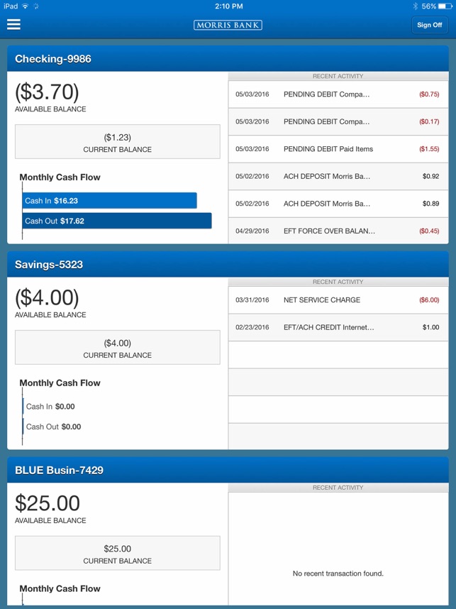 Morris BankBLUEmobile for iPad(圖3)-速報App