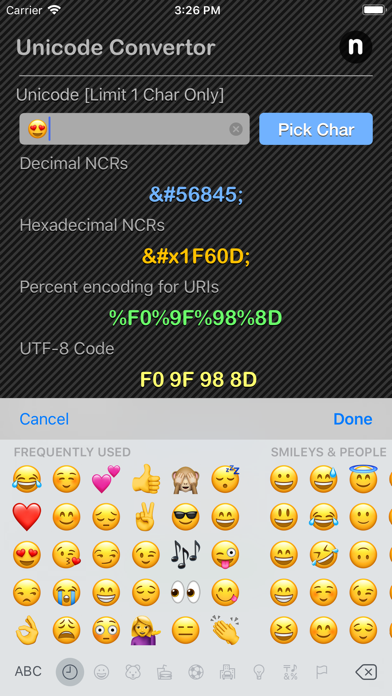 Unicode Converter Plus screenshot 4