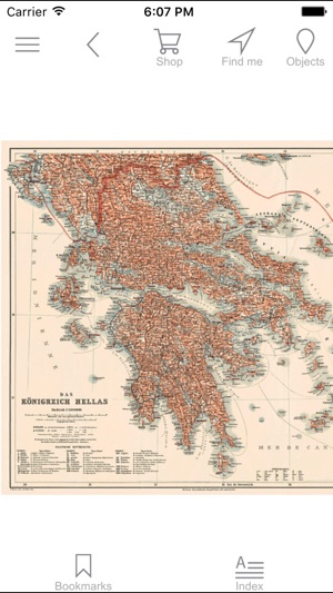 Greece (1908). Historical map.