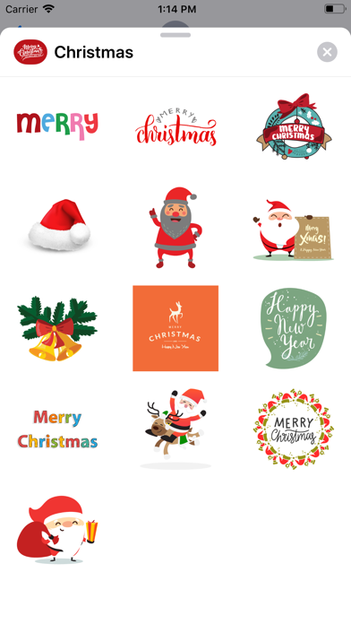 Christmas Stickers Countdown! screenshot 2
