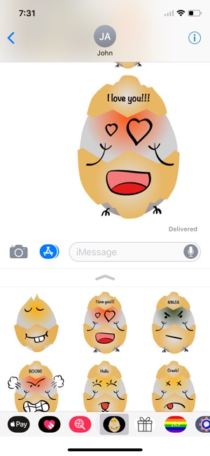 Egg - Stickers(圖2)-速報App