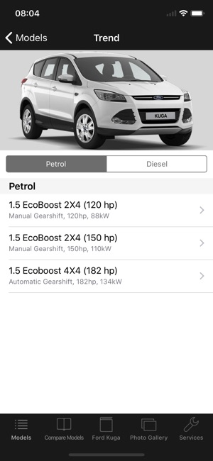 CarSpecs Ford Kuga II 2012(圖2)-速報App