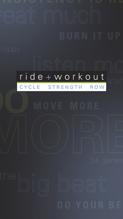 Ride and Workout