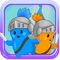 Double Cat Warrior is a similar ice-fire double game, multiplayer game is very fun, children can complement each other
