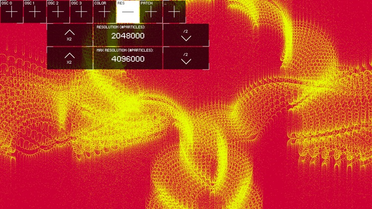 VOSC Visual Particle Synth