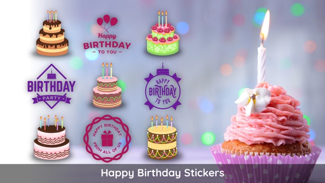 Birthday iMessage Sticker App(圖1)-速報App