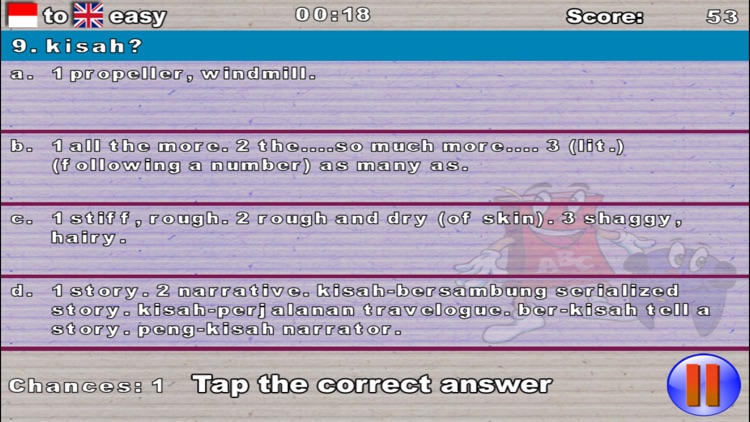 Kamus Lengkap Quiz Game screenshot-4