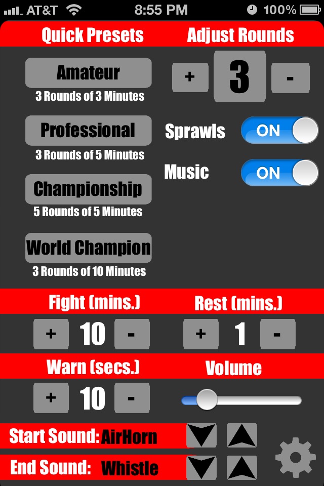 MMA Timer Pro screenshot 2