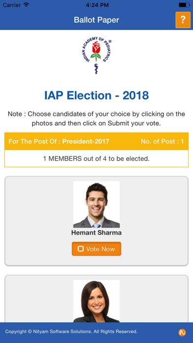 IAP Evote screenshot 4