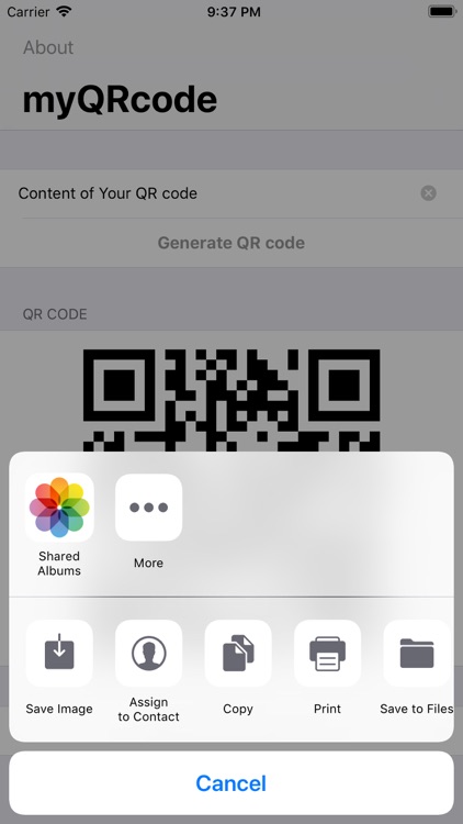 myQRcode.app screenshot-3