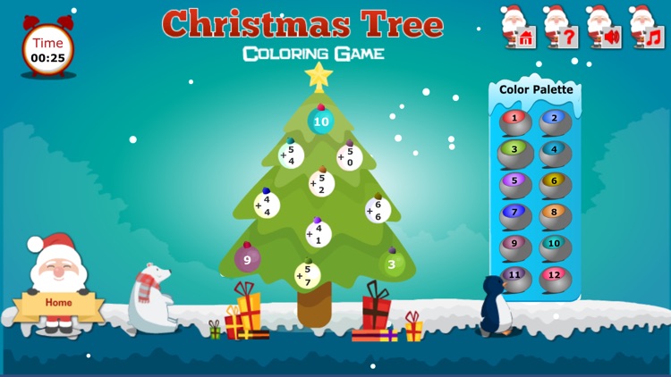 Christmas Addition Game