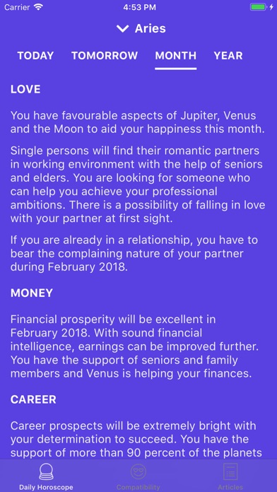 Daily Horoscope & Fortune screenshot 2