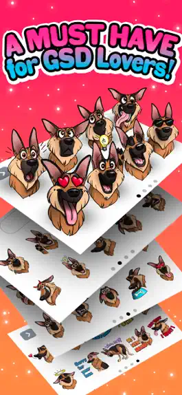 Game screenshot GSDmoji German Shepherd apk