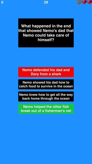 Trivia for Nemo - Comedy Drama Adventure Film Quiz screenshot 4