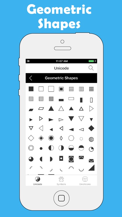 Symbol Pad & Icons for Texting