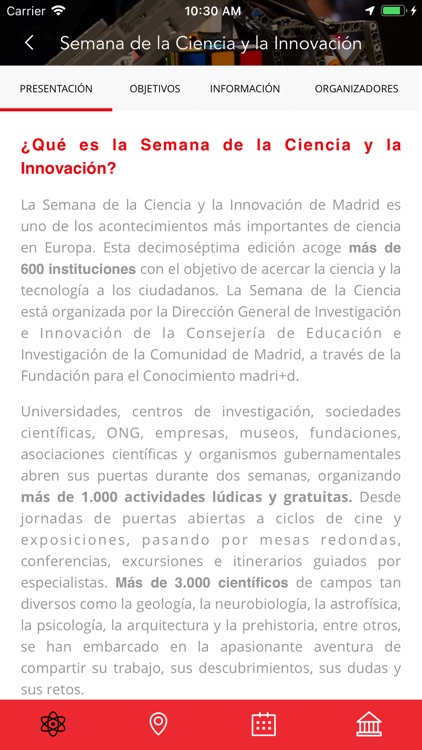 Semana de la ciencia Madrid screenshot-4