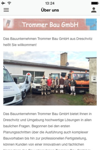 Trommer Bau GmbH screenshot 2